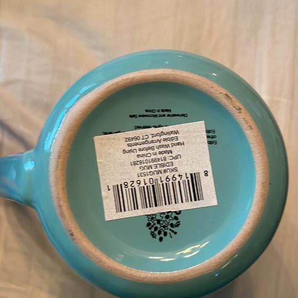 teal mug - Picture 3 of 3